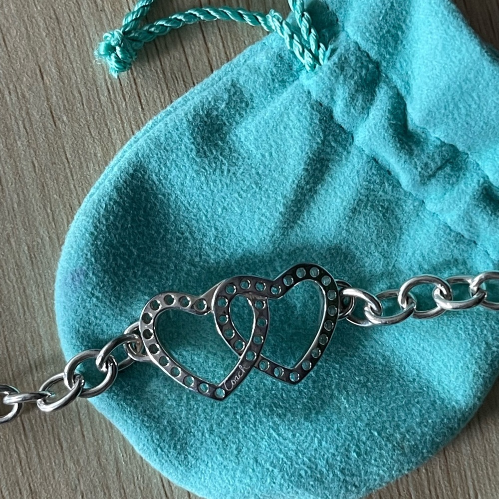 Coach Silver Heart Bracelet - Picture 2 of 5